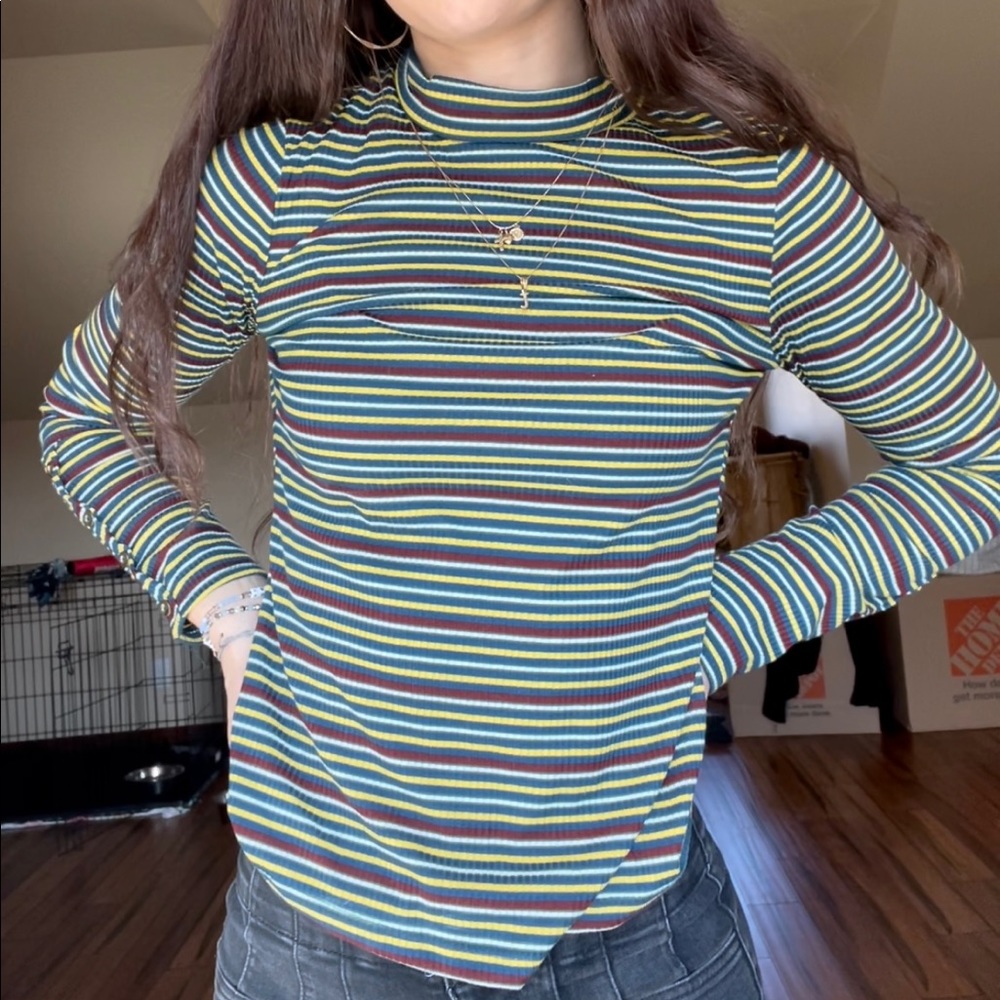 Long sleeve turtle neck